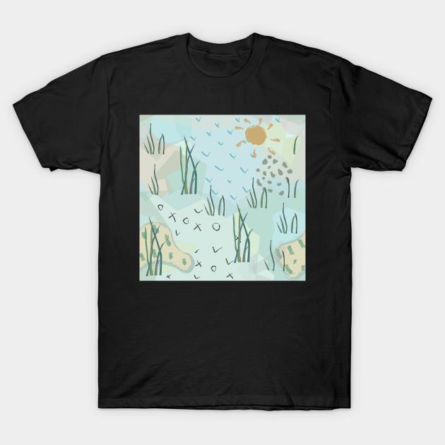 Grass Pattern T-Shirt by KristinaStellar 